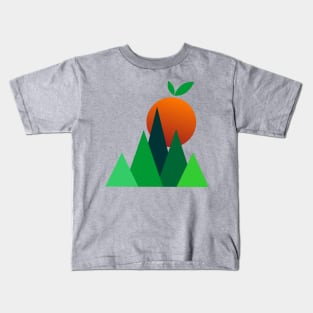 landscape in minimalist style Kids T-Shirt